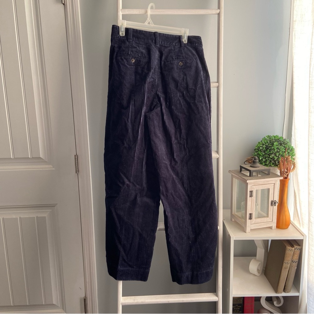 Madewell Women's Navy Wide Leg Pants - Picture 2 of 10